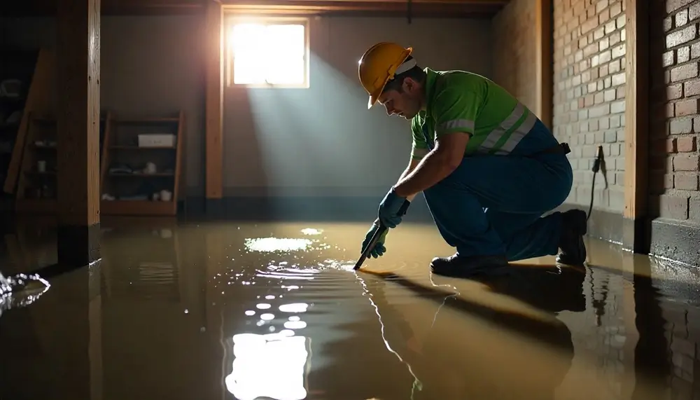 Professional water damage restoration services in Overpeck, OH